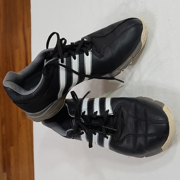 Adidas Traxion 360 Mens Golf Sneakers Shoes Black White Sz 6 EUC - Picture 11 of 11